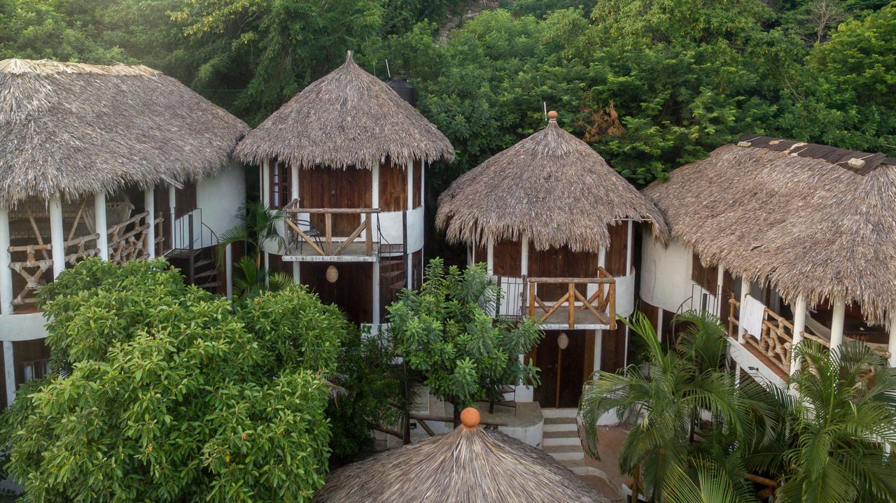 Cabanas Biuzaa Hotel Zipolite Exterior photo